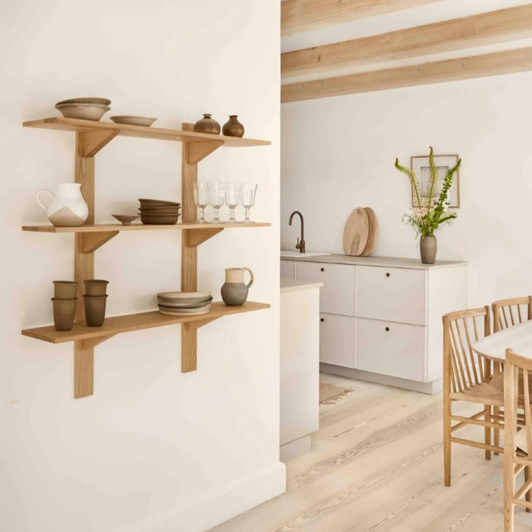 Laura Bilde B100 Sorø - Hylde - Eg - 100 x 100- Hylder