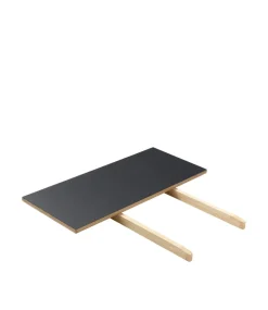 Poul M. Volther C35 - Lille tillægsplade - Eg - Linoleum - Nero- Spiseborde