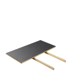 Poul M. Volther C35 - Stor tillægsplade - Eg - Linoleum - Nero- Spiseborde