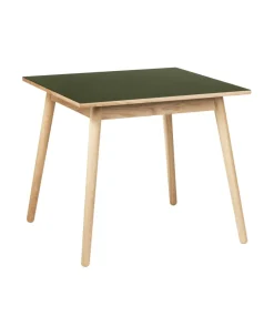 Poul M. Volther C35A - Spisebord - Eg - Linoleum - Olive- Spiseborde
