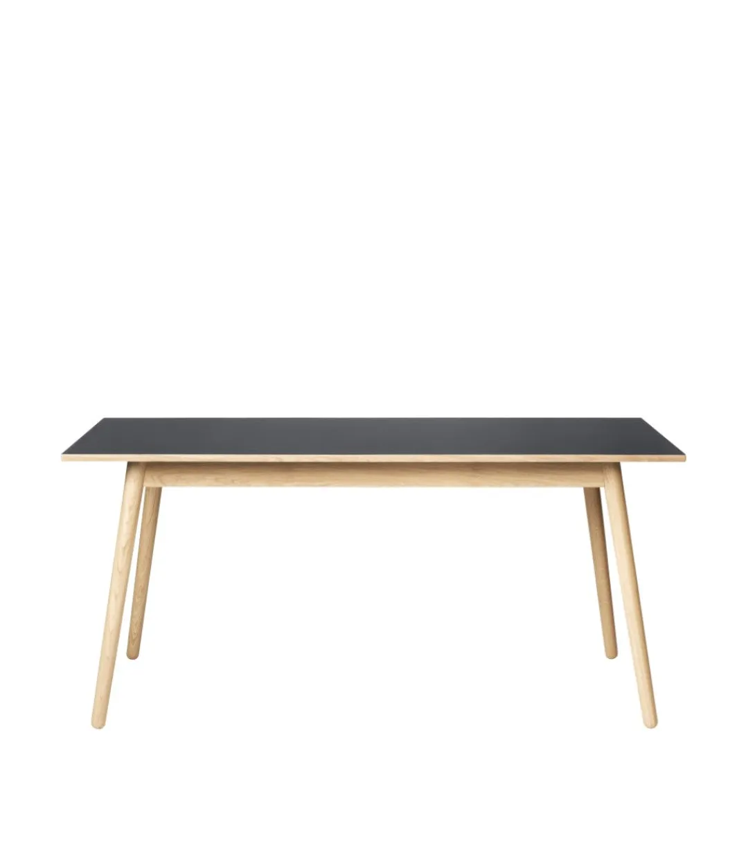 Poul M. Volther C35B - Spisebord - Eg - Linoleum - Nero- Spiseborde