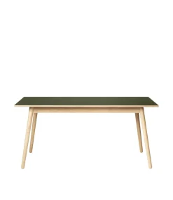 Poul M. Volther C35B - Spisebord - Eg - Linoleum - Olive- Spiseborde