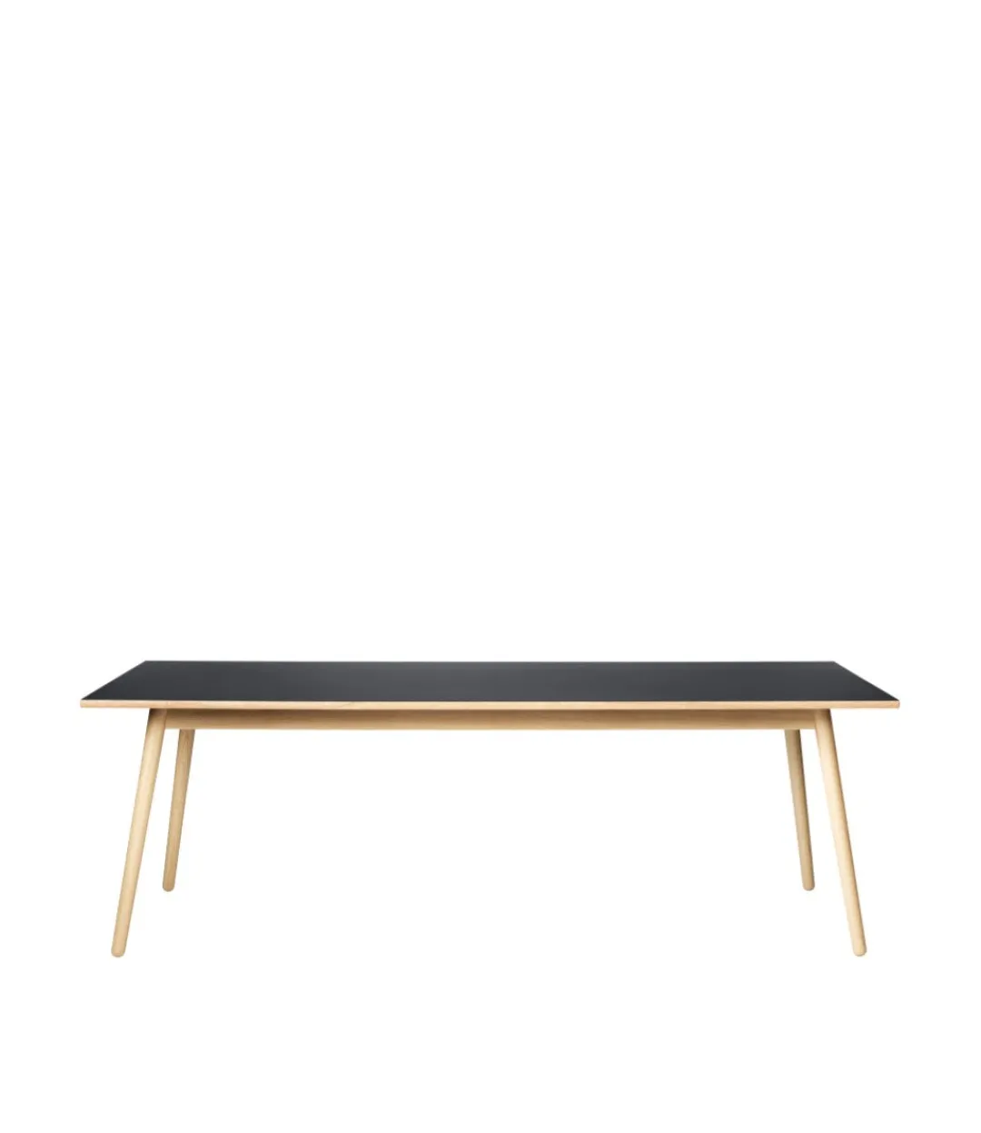 Poul M. Volther C35C - Spisebord - Eg - Linoleum - Nero- Spiseborde