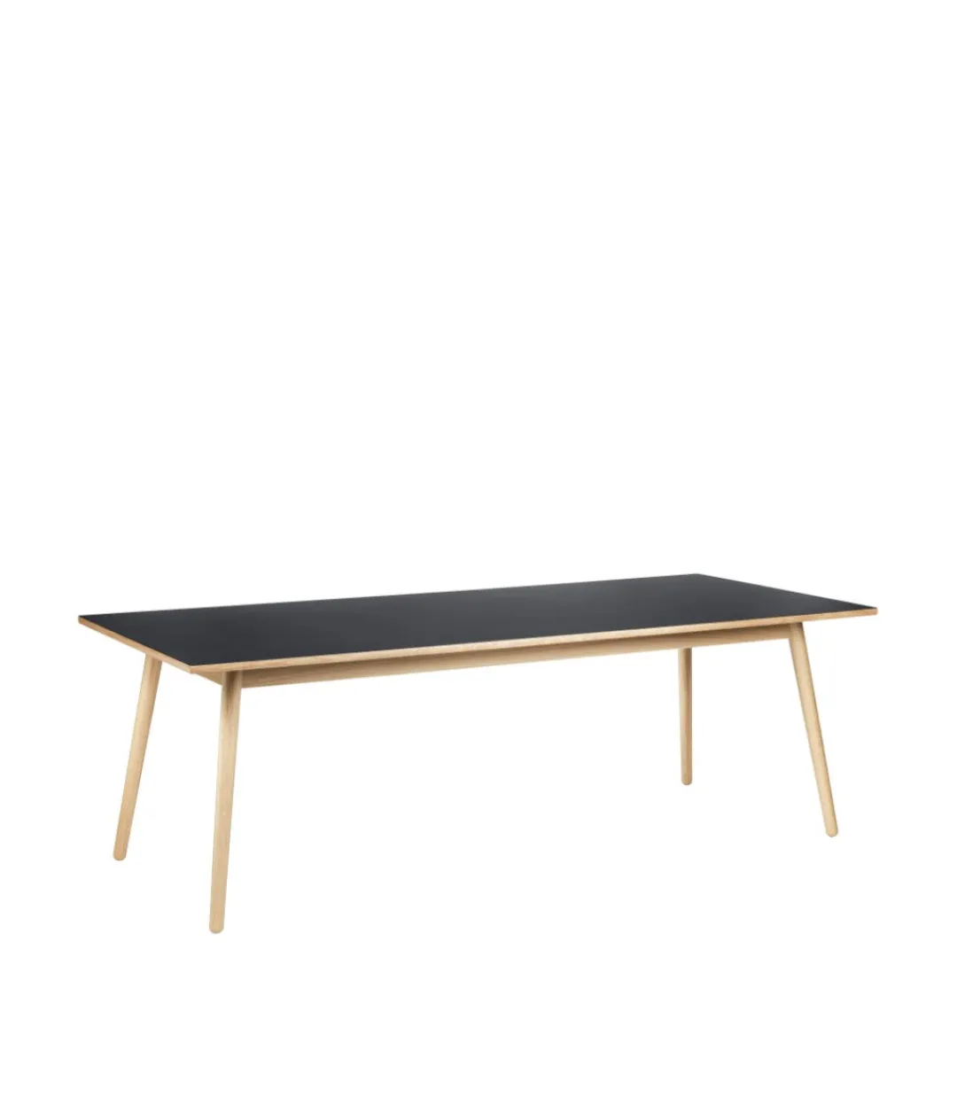 Poul M. Volther C35C - Spisebord - Eg - Linoleum - Nero- Spiseborde
