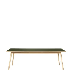 Poul M. Volther C35C - Spisebord - Eg - Linoleum - Olive- Spiseborde