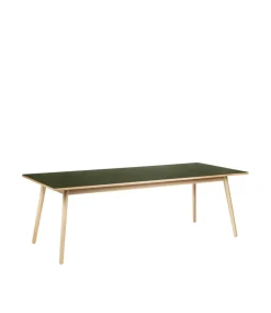 Poul M. Volther C35C - Spisebord - Eg - Linoleum - Olive- Spiseborde
