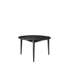 Stine Lundgaard Weigelt D102 Søs - Sofabord - Eg - Jet Black - Ø70- Sofaborde