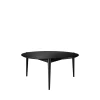 Stine Lundgaard Weigelt D102 Søs - Sofabord - Eg - Jet Black - Ø85- Sofaborde