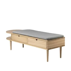 Diana Mot & Isabella Bergstrøm F24 - Bænk - Eg - 145 x 45- Bænke