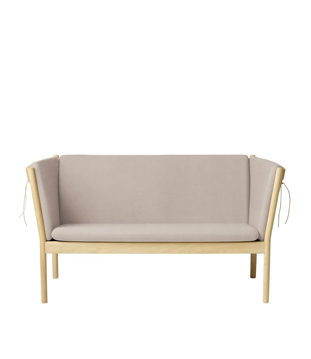Erik Ole Jørgensen J148 - 2 pers. sofa - Eg - Beige (61)- 2 Personers Sofa