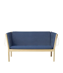 Erik Ole Jørgensen J148 - 2 pers. sofa - Eg - Dark Blue (36)- 2 Personers Sofa