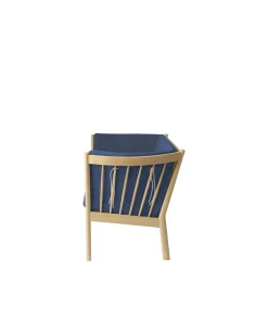 Erik Ole Jørgensen J148 - 2 pers. sofa - Eg - Dark Blue (36)- 2 Personers Sofa