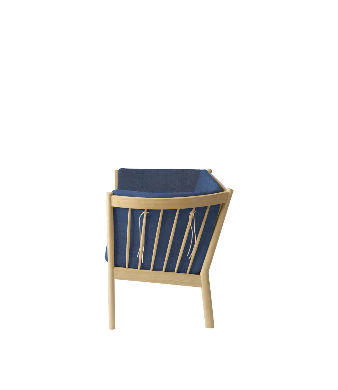 Erik Ole Jørgensen J148 - 2 pers. sofa - Eg - Dark Blue (36)- 2 Personers Sofa