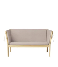 Erik Ole Jørgensen J148 - 2 pers. sofa - Eg - Light Grey (02)- 2 Personers Sofa