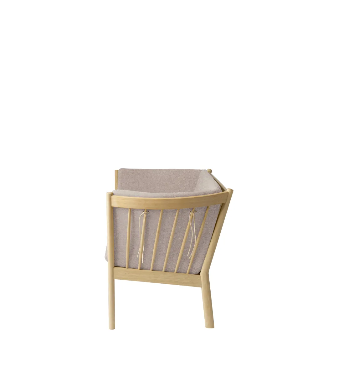 Erik Ole Jørgensen J148 - 2 pers. sofa - Eg - Light Grey (02)- 2 Personers Sofa