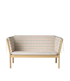 Erik Ole Jørgensen J148 - 2 pers. sofa - Eg - Red (14)- 2 Personers Sofa