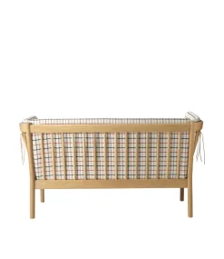 Erik Ole Jørgensen J148 - 2 pers. sofa - Eg - Red (14)- 2 Personers Sofa