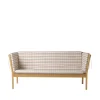 Erik Ole Jørgensen J149 - 3 pers. sofa - Eg - Red (14)- 3 Personers Sofa