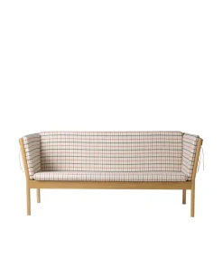 Erik Ole Jørgensen J149 - 3 pers. sofa - Eg - Red (14)- 3 Personers Sofa
