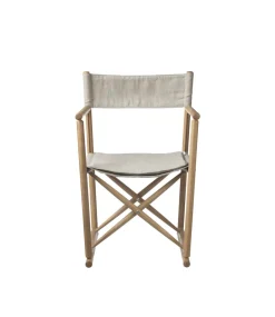 Erik Ole Jørgensen J138 - Foldestol - Eg - Hør - Beige- Spisebordsstole