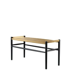 Jørgen Bækmark J163 - Klaverbænk - Eg - Jet Black- Bænke
