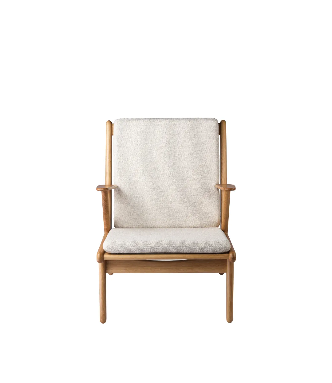 Poul M. Volther J53 - Lænestol - Eg - Beige- Lænestole