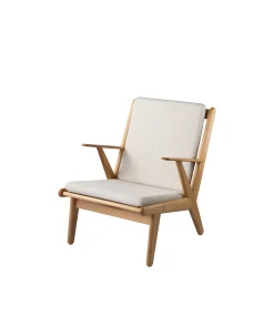 Poul M. Volther J53 - Lænestol - Eg - Beige- Lænestole