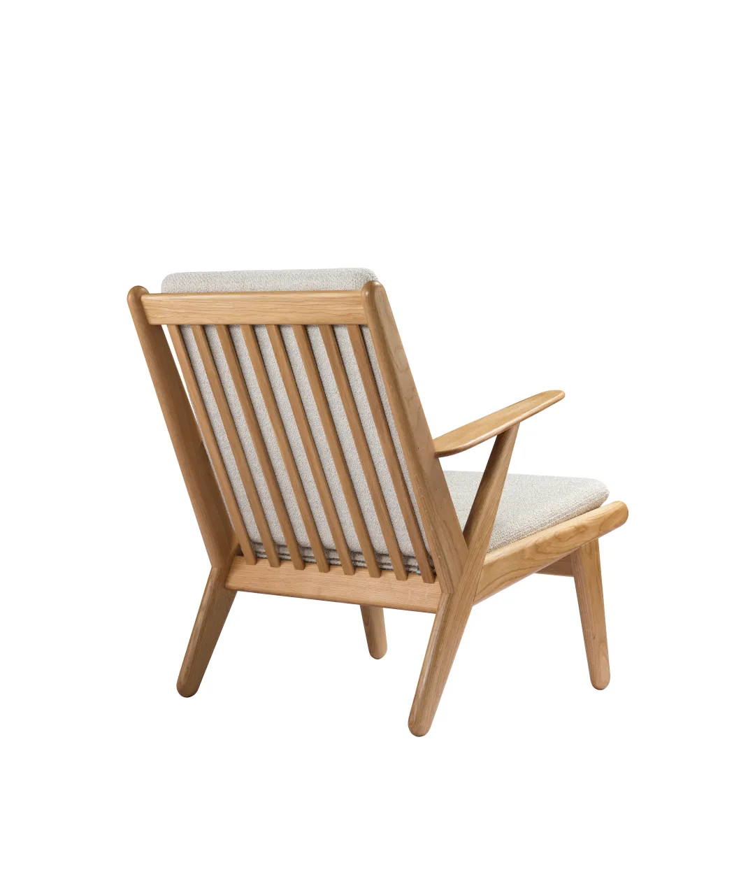 Poul M. Volther J53 - Lænestol - Eg - Beige- Lænestole