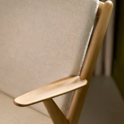 Poul M. Volther J53 - Lænestol - Eg - Beige- Lænestole