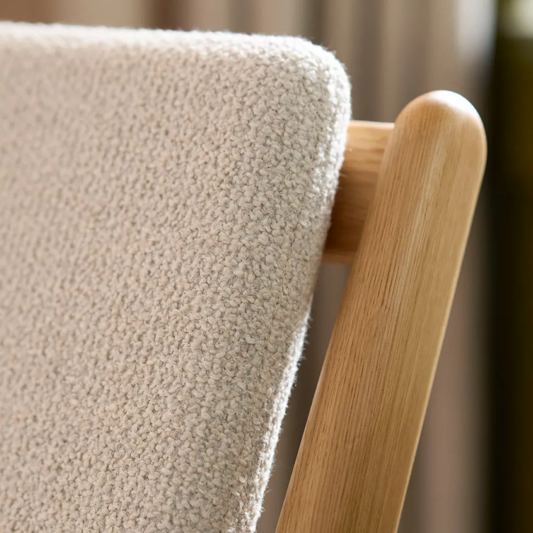 Poul M. Volther J53 - Lænestol - Eg - Beige- Lænestole