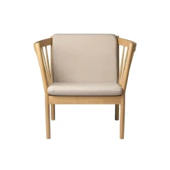 Erik Ole Jørgensen J146 - Lænestol - Eg - Beige (20)- Lænestole