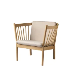 Erik Ole Jørgensen J146 - Lænestol - Eg - Beige (20)- Lænestole