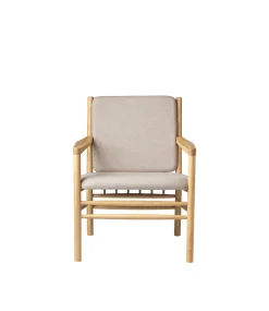 Erik Ole Jørgensen J147 - Lænestol - Eg - Beige (61)- Lænestole