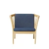 Erik Ole Jørgensen J146 - Lænestol - Eg - Dark Blue (36)- Lænestole