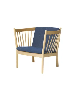 Erik Ole Jørgensen J146 - Lænestol - Eg - Dark Blue (36)- Lænestole