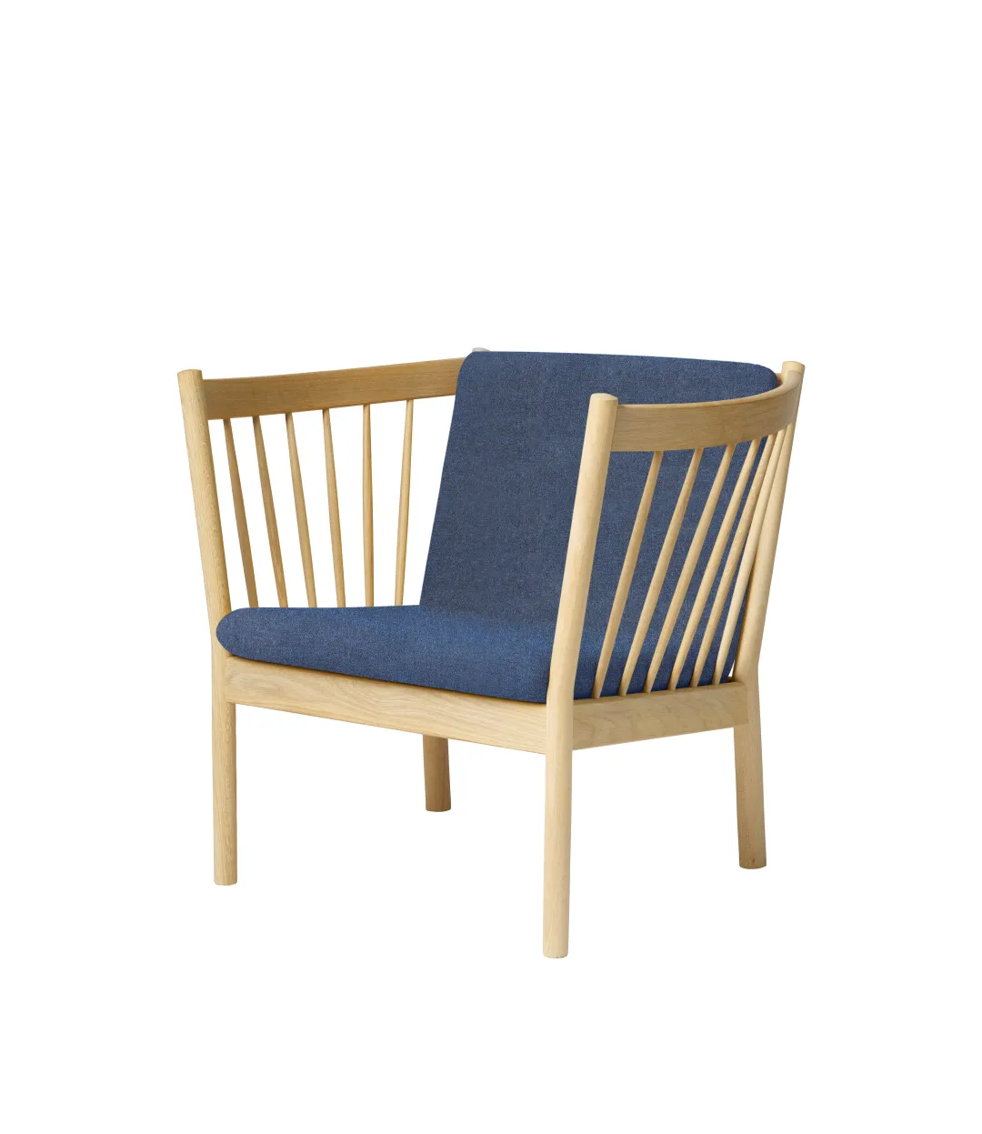 Erik Ole Jørgensen J146 - Lænestol - Eg - Dark Blue (36)- Lænestole