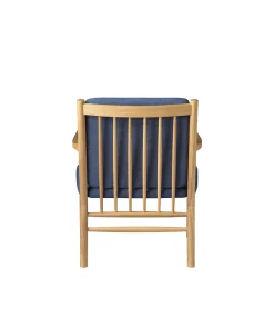 Erik Ole Jørgensen J147 - Lænestol - Eg - Dark Blue (36)- Lænestole