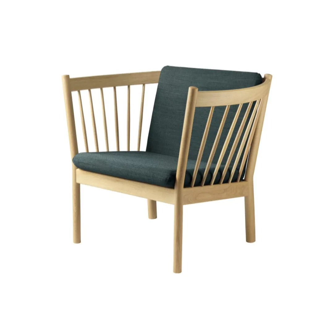 Erik Ole Jørgensen J146 - Lænestol - Eg - Dark Green (4761)- Lænestole