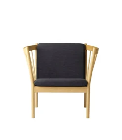 Erik Ole Jørgensen J146 - Lænestol - Eg - Dark Grey (4013)- Lænestole