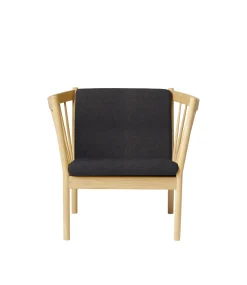 Erik Ole Jørgensen J146 - Lænestol - Eg - Dark Grey (28)- Lænestole