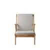 Poul M. Volther J53 - Lænestol - Eg - Light Grey- Lænestole