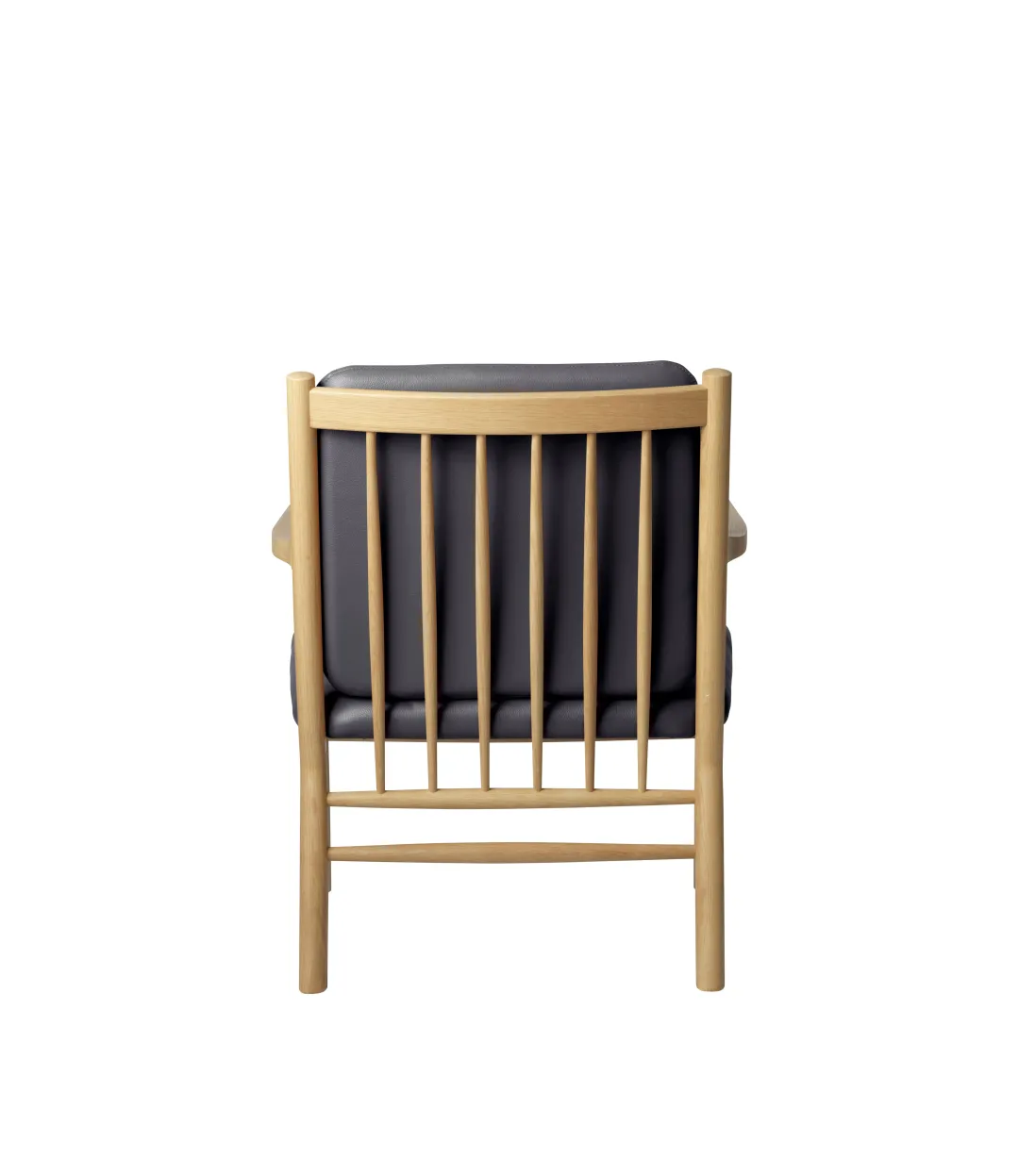 Erik Ole Jørgensen J147 - Lænestol - Eg - Sort Læder- Lænestole