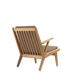 Poul M. Volther J53 - Lænestol - Eg - Taupe- Lænestole