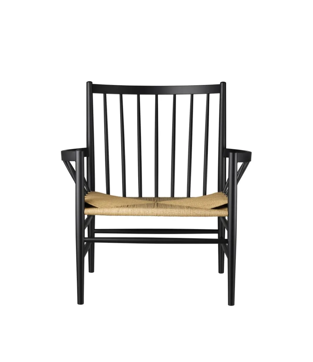 Jørgen Bækmark J82 - Loungestol - Bøg - Jet Black- Lænestole