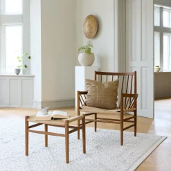 Jørgen Bækmark J82 - Loungestol - Røget eg- Lænestole