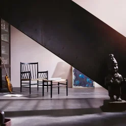 Jørgen Bækmark J83 - Skammel - Bøg - Jet Black- Skamler