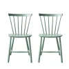Poul M. Volther J46 - Stol - 2 stk - Bøg - Dusty Green- Spisebordsstole