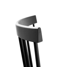 Poul M. Volther J46 - Stol - 2 stk - Bøg - Jet Black- Spisebordsstole
