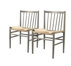 Jørgen Bækmark J80 - Stol - 2 stk - Bøg - Moss Grey- Spisebordsstole