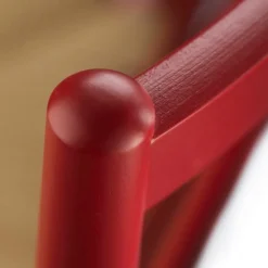 Jørgen Bækmark J80 - Stol - 2 stk - Bøg - Ruby Red- Spisebordsstole